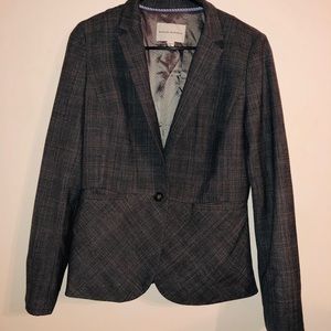 Banana Republic Grey patterned ladies blazer